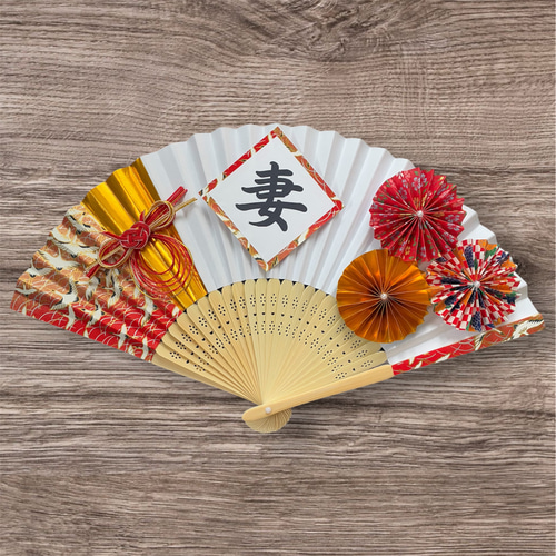 扇子プロップス フォトプロップス 結婚式 和装前撮りアイテム <057