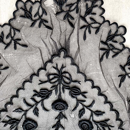 81419-2 ラメ刺繍ショール | a.r.azalearose