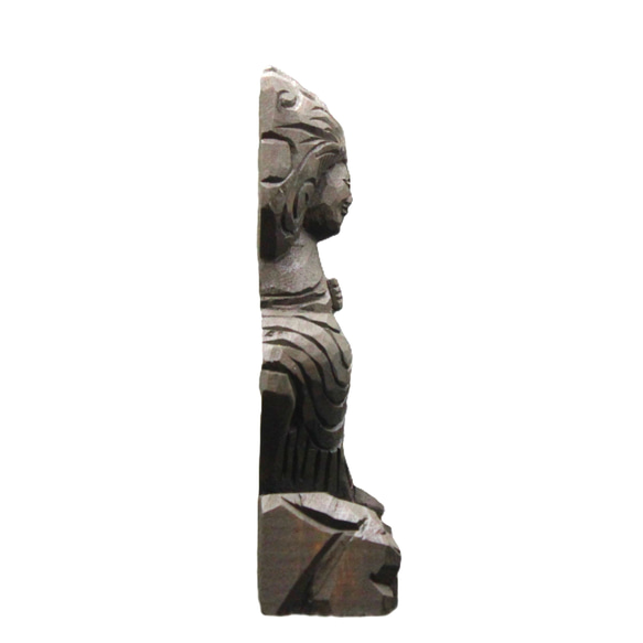 蔵王権現(16cm zg4526)仏像 円空仏 摸刻 木彫 5枚目の画像