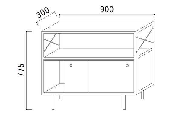 SHELF  CABINET カスタム 2枚目の画像