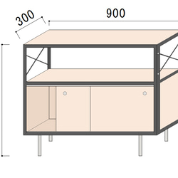 SHELF  CABINET カスタム 1枚目の画像