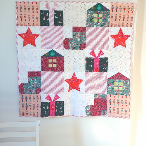 ハンドメイド】クリスマス キルト タペストリー98×98cm 【公式通販】