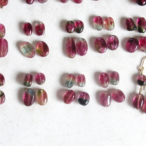 選べる】ウォーターメロントルマリン～バイカラー＊連 ***(14Kgf