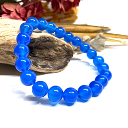 クンツァイト 青瑪瑙 水晶 天然石 ブレスレット 8mm /パワー 天然石