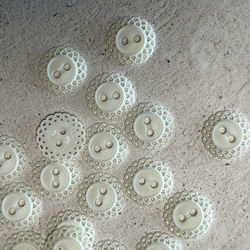 【再販】13.3mm ◆ プラスチックボタン ◆ 2穴 ◆ 15ヶ入 ◆ B-No,022 5枚目の画像