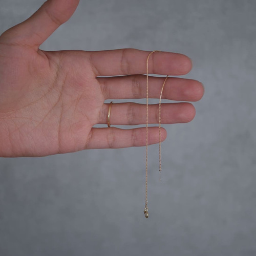 セット ｜ 14kgf 極細チェーン ネックレス ブレスレット 上品 華奢