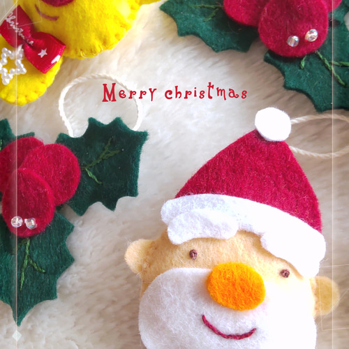 ✩.*˚sweet クリスマス ガーランド✩.*˚with santa クリスマス
