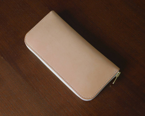 手縫いウォレット 手縫いのラウンドファスナーウォレット 長財布（メンズ） TOTONO CRAFT