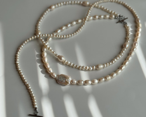 Timeless Pearly☆ Rouge バロックパールネックレス Timeless Pearly バロックパール ネックレス - メルカリ