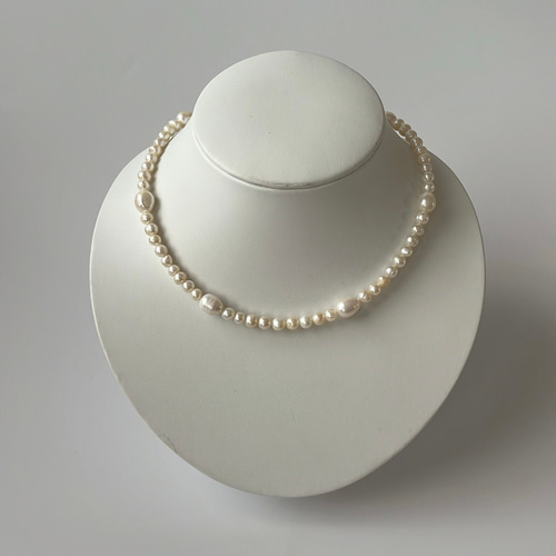 6way］ 淡水パールネックレス ＊ バロックパールネックレス