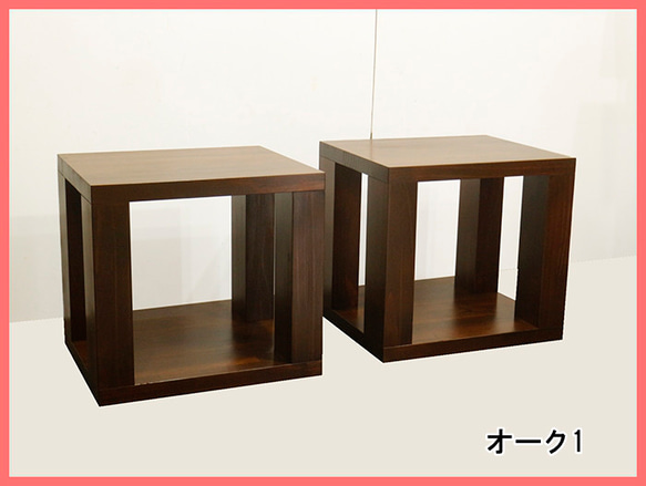 JBL4312等用 無垢スピーカースタンド 40×40×高さ40まで同