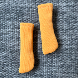 オビツ11  靴下　mango orange 2枚目の画像