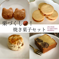 グルテンフリー！栗だけの焼き菓子セット　8個入 【9/26まで】 1枚目の画像