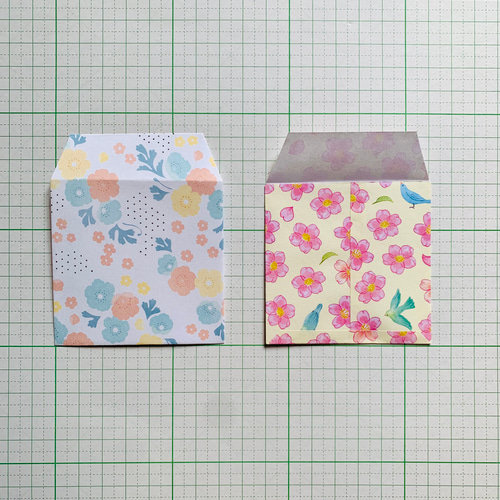 ましかく封筒 正方形 ポチ袋 全部違う♪ 20枚セット ラッピング袋 封筒