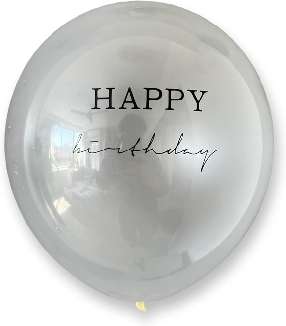 100日 バースデー クリア バルーン 4個セット 飾り 誕生日 100day 風船 おうちスタジオ ６ヶ月 5枚目の画像