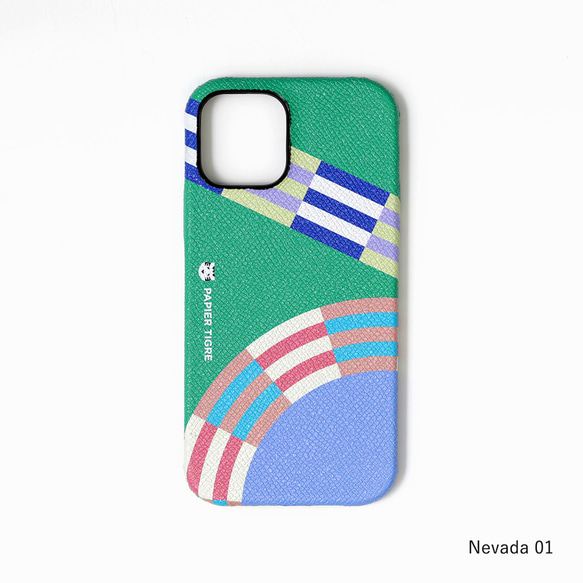 PAPIER TIGRE × COVERARY コラボ レザー スマホケース iPhone 本