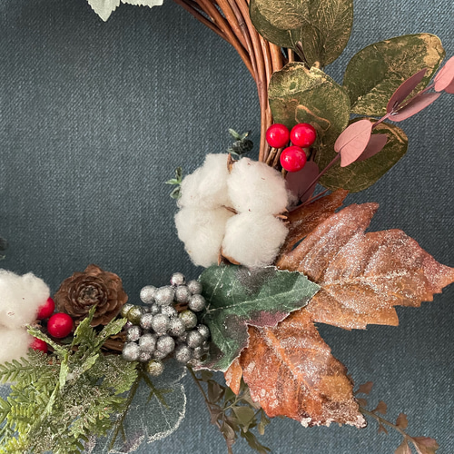 再販】特集掲載作品♪ 【Xmas直前割引】深い森のクリスマスリース