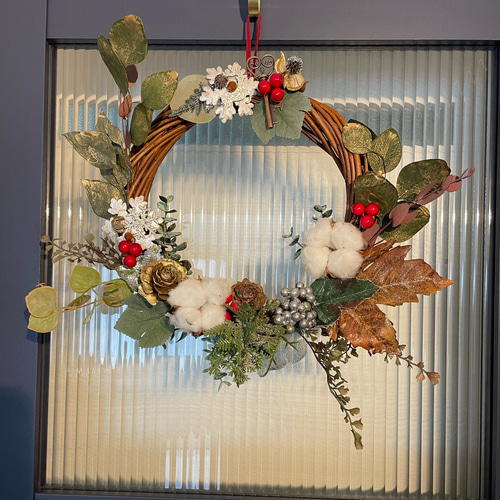 再販】特集掲載作品♪ 【Xmas直前割引】深い森のクリスマスリース