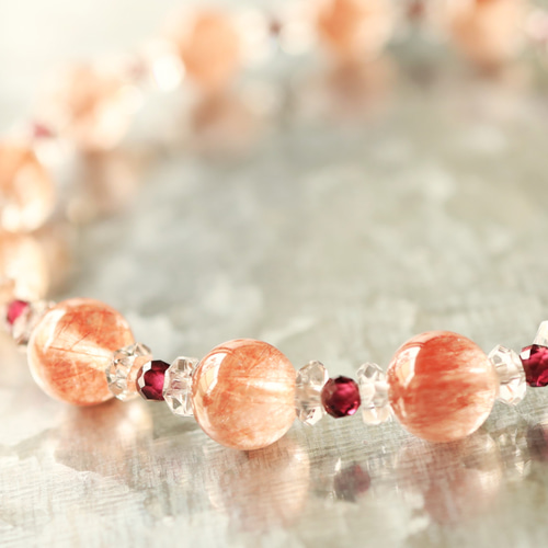 ☆ルチルを愛する人の為に☆…☆レッドルチルクォーツ：8ミリ＆ロード