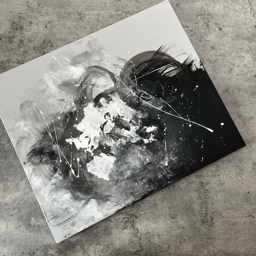 現代アート　53×38㎝　大きめ　モダン　アートパネル　インテリア　抽象画 現代アート 45.5×38㎝ 大きめ モダン アートパネル インテリア 抽象画