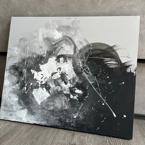 現代アート　2枚セット　45.5×38㎝　大きめ　モダン　インテリア　抽象画 現代アート 45.5×38㎝ 大きめ モダン アートパネル インテリア 抽象画