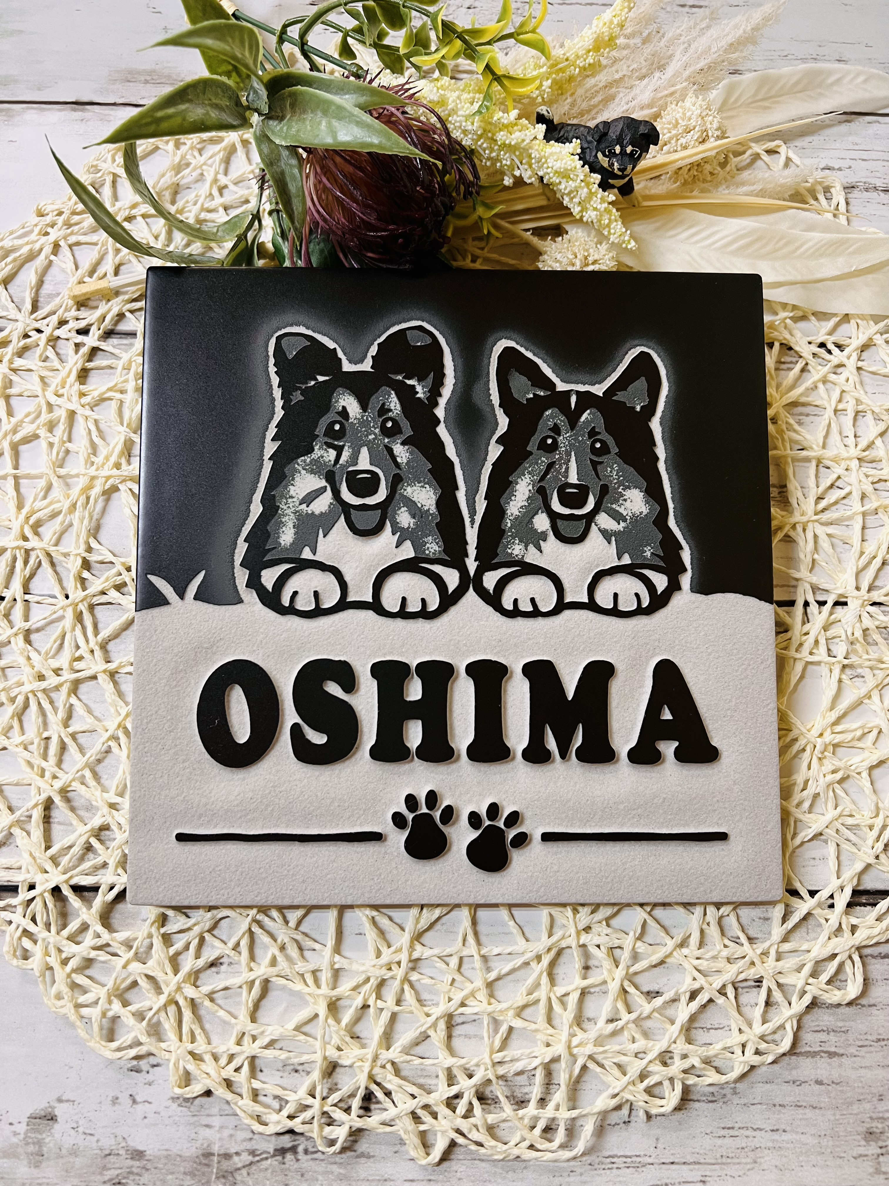 表札☆シェットランドシープドッグ200☆- 表札☆フレンチブルドッグ200☆