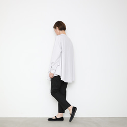 Kasane blouse / ghostwhite 8枚目の画像