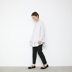 Kasane blouse / ghostwhite 9枚目の画像