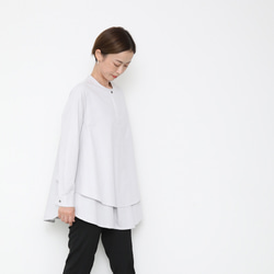 Kasane blouse / ghostwhite 6枚目の画像