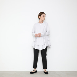 Kasane blouse / ghostwhite 10枚目の画像