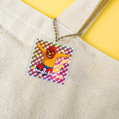 3cm】アクリル キーホルダー オリジナル 貼れる シール ステッカー