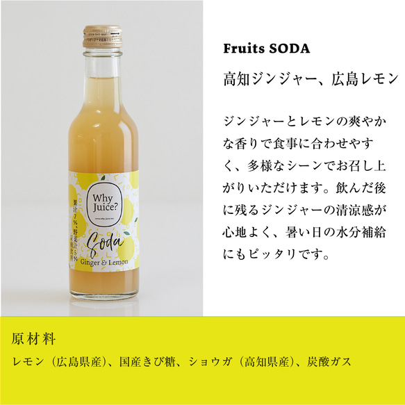 国産フルーツ使用♪ Fruits SODAと  パルプを使用した米粉クッキーのセット 2枚目の画像