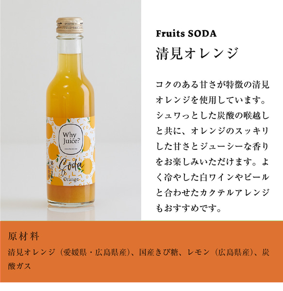 国産フルーツ使用♪ Fruits SODAと  パルプを使用した米粉クッキーのセット 4枚目の画像