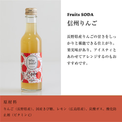 国産フルーツ使用♪ Fruits SODAと  パルプを使用した米粉クッキーのセット 3枚目の画像