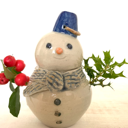 バケツかぶった雪だるま その他置物 imuk 通販 16580805｜Creema