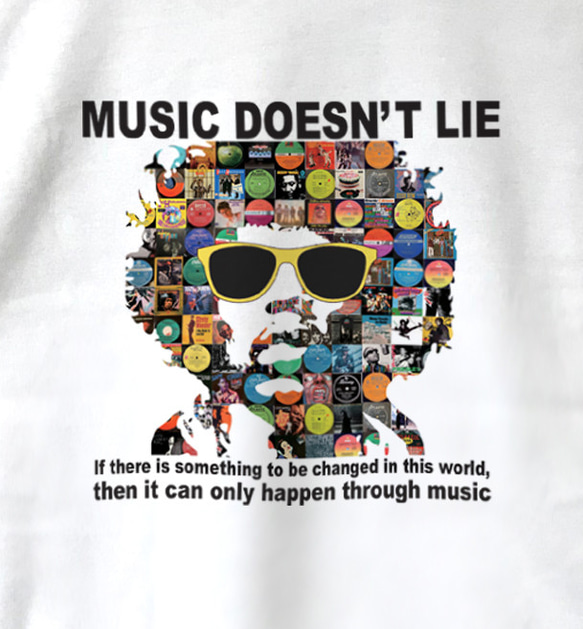 MUSIC DOESN'T LIE / プルオーバーパーカー 4枚目の画像