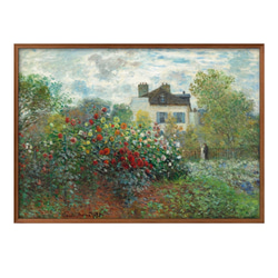 カキツバタの咲く水辺」透明水彩画 原画 風景画 額縁付 F6サイズ 絵画