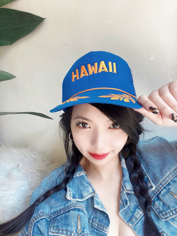 江田島靛藍色舞動之春 古蕫五片剪裁圓頂鴨舌棒球帽 baseball cap 第7張的照片