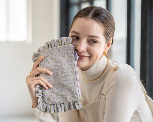 ★専用★ロラライハリス♡フリルポーチ、スマホポーチ、小さいポーチ ☆専用☆ロラライハリス♡フリルポーチ、スマホポーチ、小さいポーチ