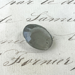 Glass Pendant Oval 約18mm×13mm [PDT-843]＊1個＊Vintage＊ 3枚目の画像