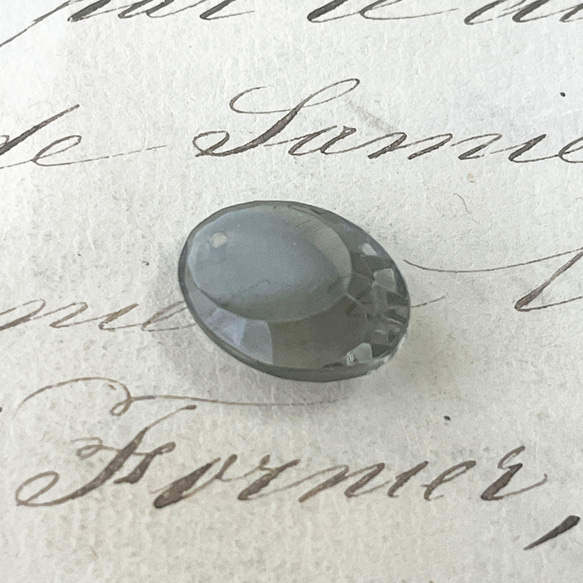 Glass Pendant Oval 約18mm×13mm [PDT-843]＊1個＊Vintage＊ 4枚目の画像