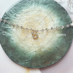 Crystal Stone Chain Zirconia Bracelet 4枚目の画像