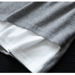 何枚でもほしいシンプル袖くしゅロンT♪ シンプル ロンT Tシャツ レディース トップス 長袖 カットソー クルーネック 14枚目の画像