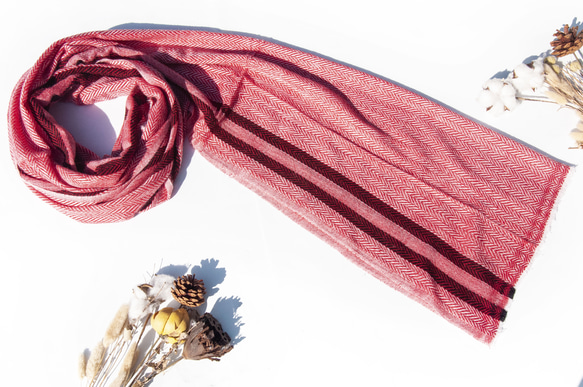 喀什米爾Cashmere 針織圍巾 純羊毛圍巾 手織圍巾 編織圍巾聖誕節交換禮物 父親節禮物 好友生日禮物 母親節禮物 第11張的照片