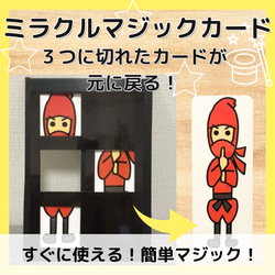 ミラクルマジックカード 手品 マジック 保育教材 雑貨・その他 花花