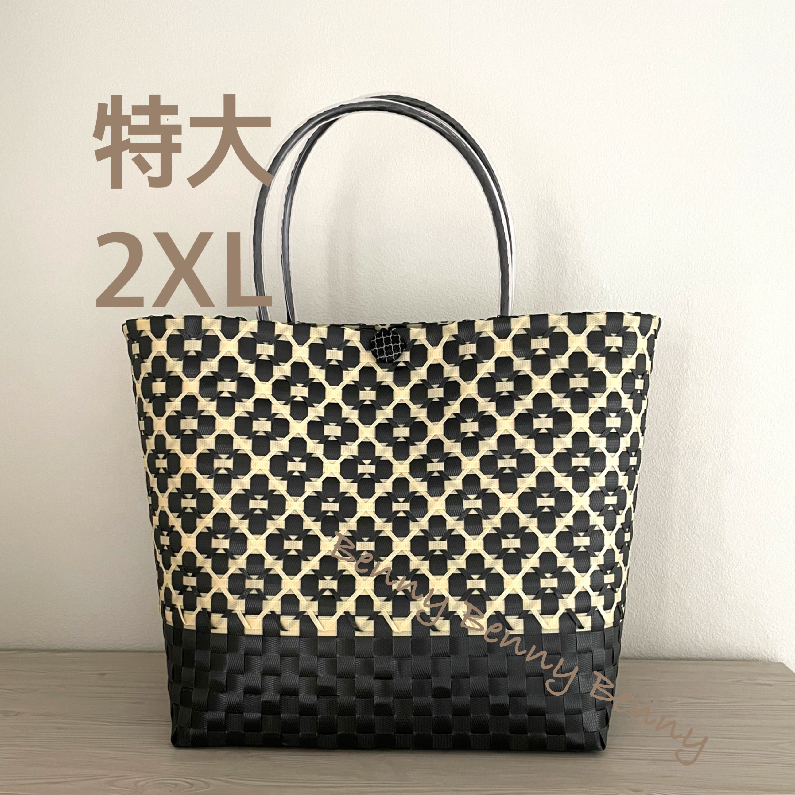 希少‼️フランシュリッペ　カゴバック　Toy柄 k240509h-1-1.jpg