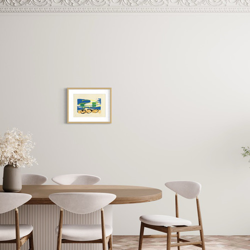 【出品5/27まで】美品 ジェニファー・パランティ 抽象画 シルクスクリーン 出品5/27まで】美品 ジェニファー・パランティ 抽象画 シルク