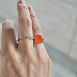 [petit tomatoes風味のcarnelian]ring 3枚目の画像