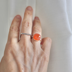 [petit tomatoes風味のcarnelian]ring 8枚目の画像