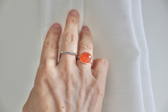 [petit tomatoes風味のcarnelian]ring 8枚目の画像